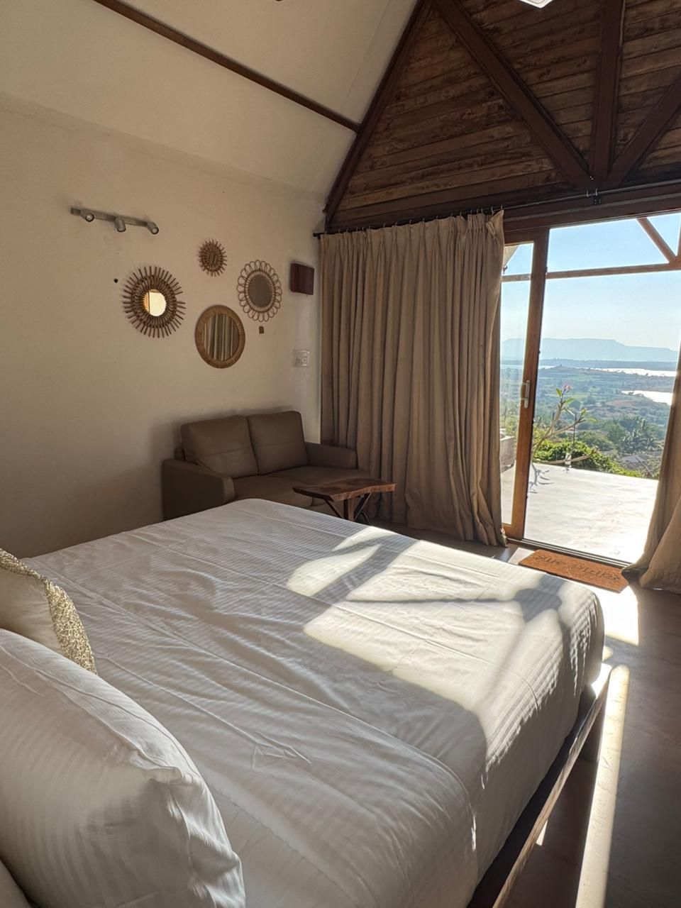 Bedroom with sofa