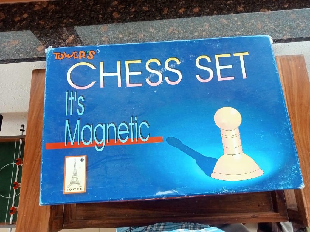 Chess set in the games pavilion
