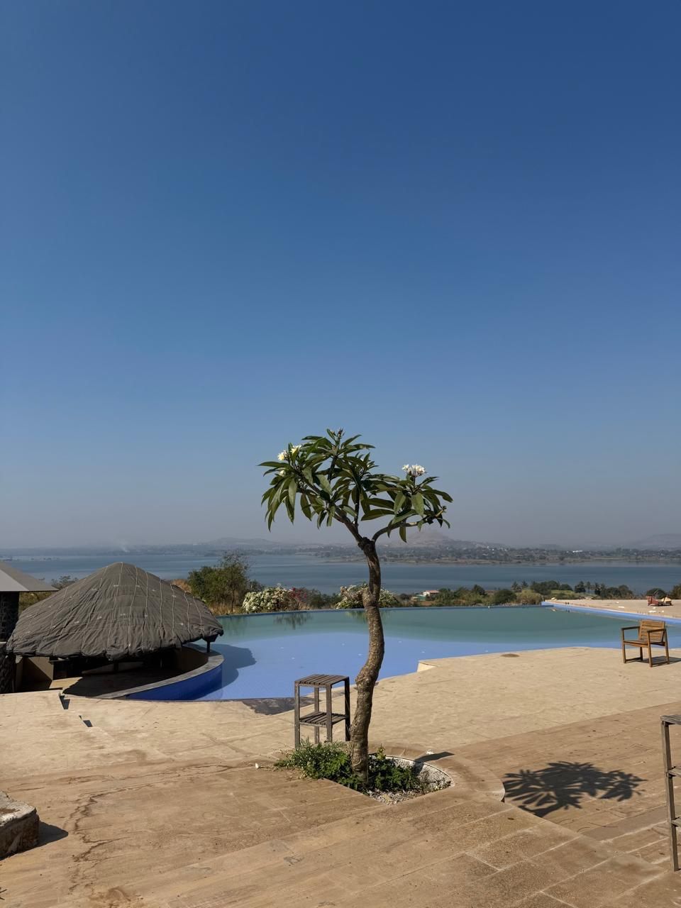 Gazebo and pool